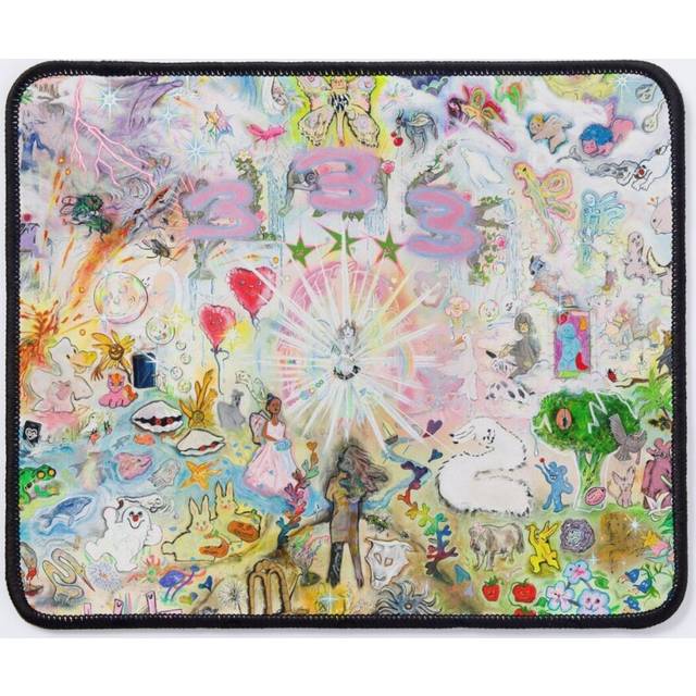 Mouse Pad Bladee - 333 Drain Gang Album Cover 11.8 x 9.8 inch Computer Mat Gaming Office Mousepad