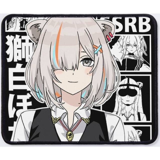 Mouse Pad Hololive Shishiro Botan Short Hair 11.8 x 9.8 inch Computer Mat Gaming Office Mousepad