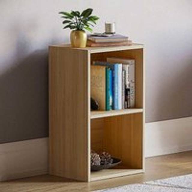 Vida Designs Oxford 2 Tier Cube Bookcase - Black