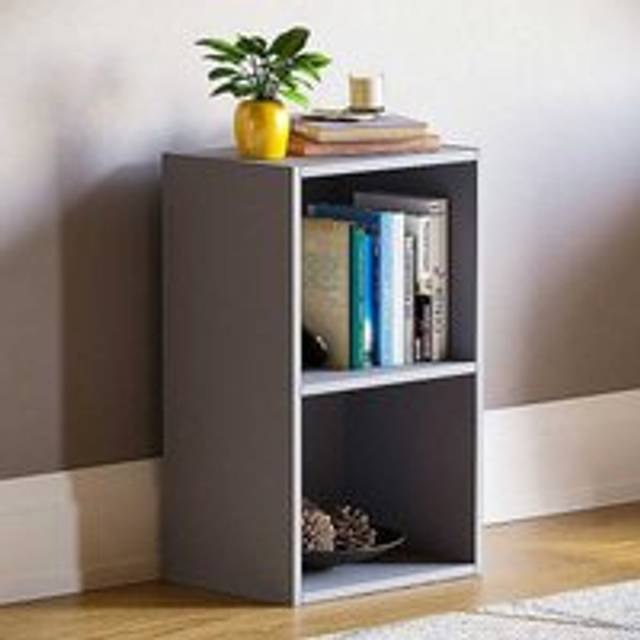Vida Designs Oxford 2 Tier Cube Bookcase - Black
