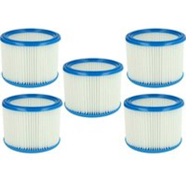 2x Textile Filter compatible with Renfert Vortex Compact 3 l, 29 652 Vacuum Cleaner, Wet/Dry Vacuum Cleaner - Textile Bag, Washable, Blue - Vhbw