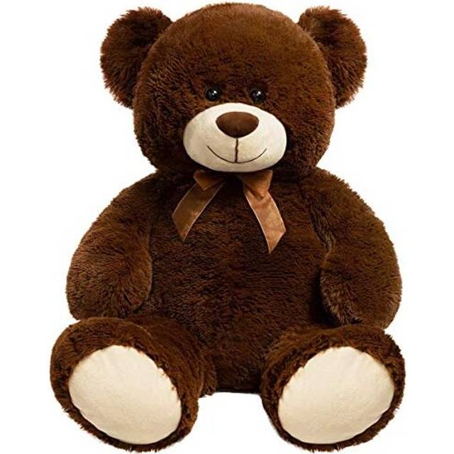 90cm Giant Teddy Bear Stuffed Animal Soft Toy Large Teddy Bear Love Gift Child Dolls Plush Teddy Bears, Coffee