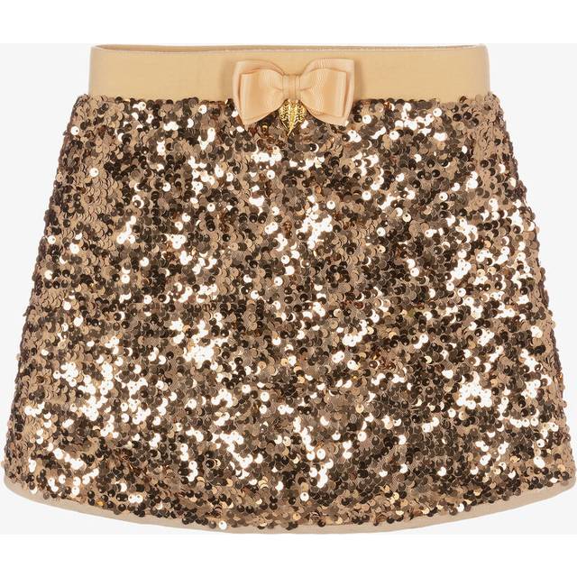 Angel's Face Girls Gold Sequin Skirt - 4-5 year