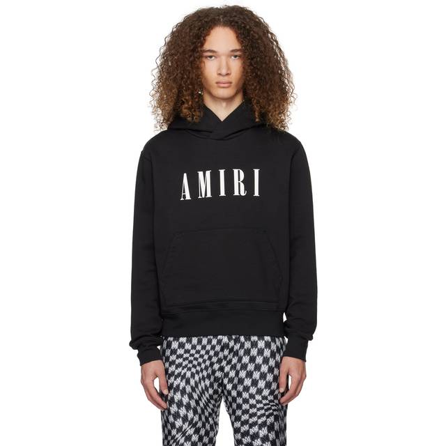AMIRI Black Core Hoodie - BLACK - L