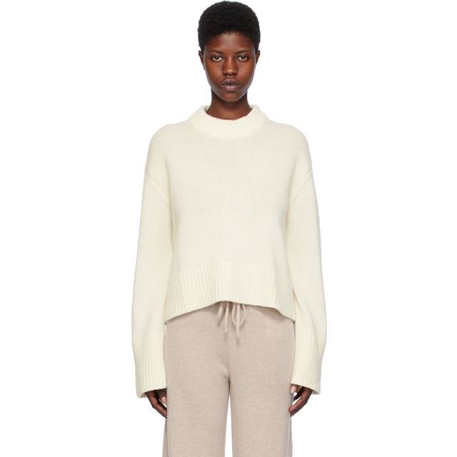 LISA YANG White Sony Sweater - CR Cream - 2