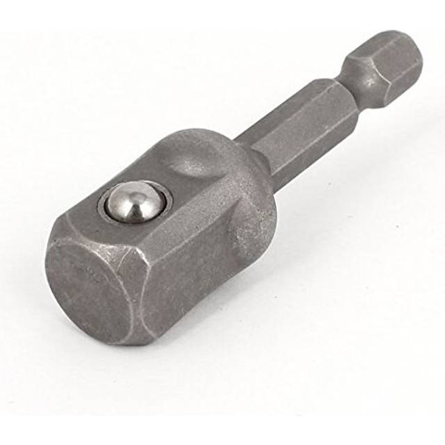 "Socket Adapter Adaptor Set 1/4"" Hex Shank to 1/2"" Impact Driver Drill"