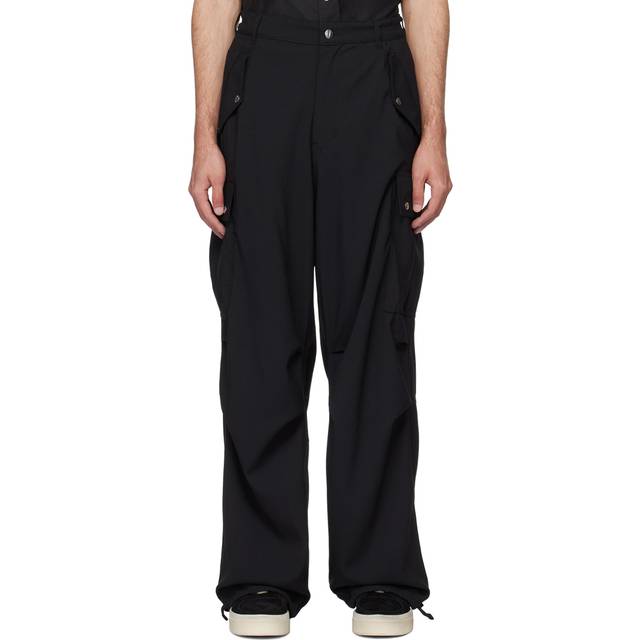 Cotton Cargo Pants with Logo Buttons size S (S)