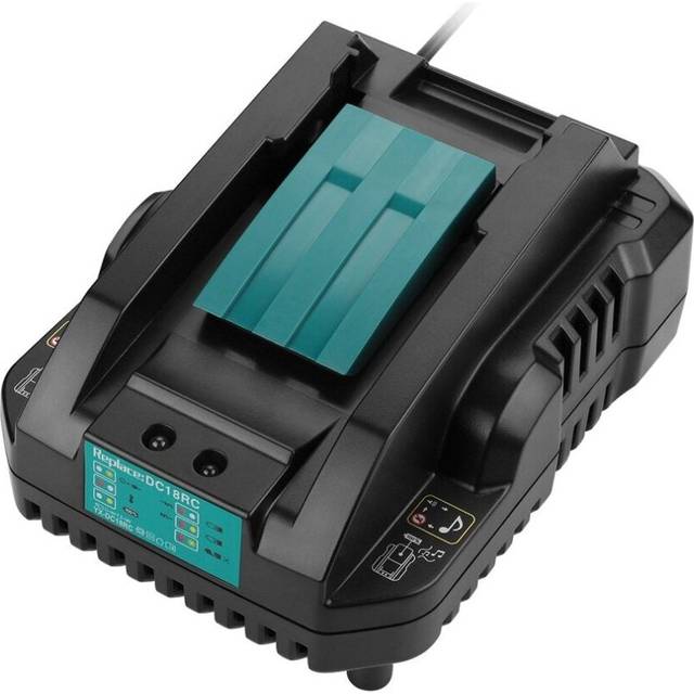 (AU Plug) 14.4V 18V Li-Ion Battery Charger 4A Charging Current For Makita DC18RC BL1830 BL1430 Power Tool Battery EU/US/AU/UK Plug