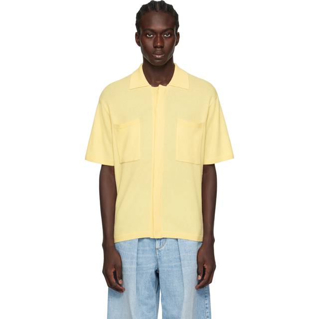 LISA YANG Yellow 'The Ethan' Shirt - LS Lemon Sorbet - 5