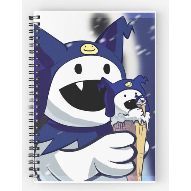 Spiral Notebook Jack Frost Ice Cream A5 120 Pages