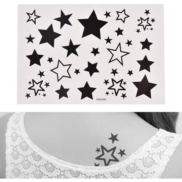 2pcs Waterproof Temporary Tattoo Stickers Woman Sexy Fake Tattoos Stickers