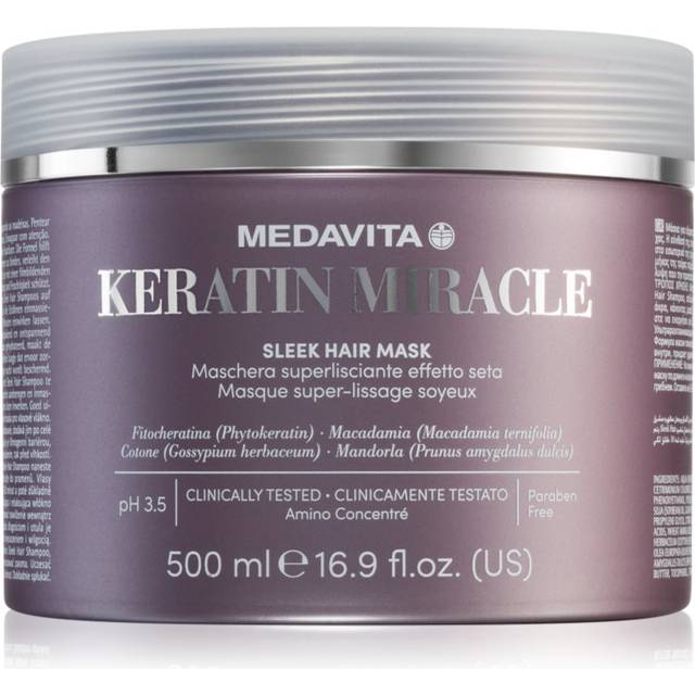 Medavita Keratin Miracle Sleek Hair Mask 500ml
