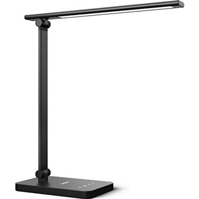 Lepro LED Desk Lamp, Eye Caring Table Lamps, Dimmable Daylight Lamp, 5 Brightness Levels x 3 Colour Modes, Touch Control Office Lamp for Back to