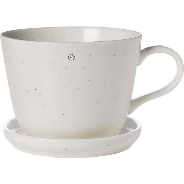 Ernst - Kaffekopp Med Fat - Vanilj