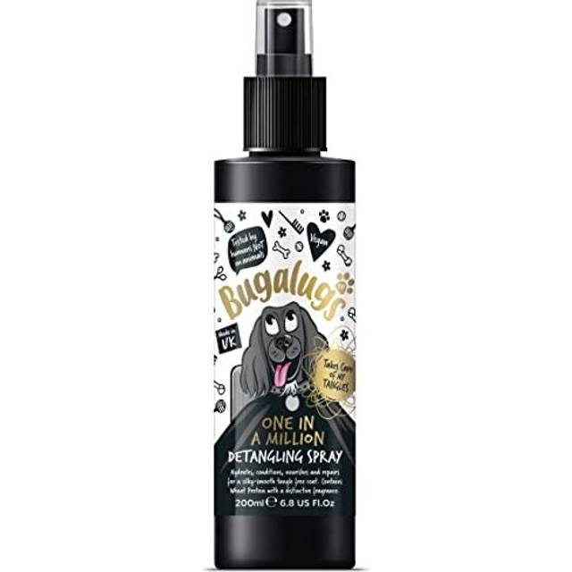 Bugalugs One in a Million Dog Detangler Spray - Hair Conditioner for Dogs with baby powder dog perfume - Professional groom detangling spray- Pro