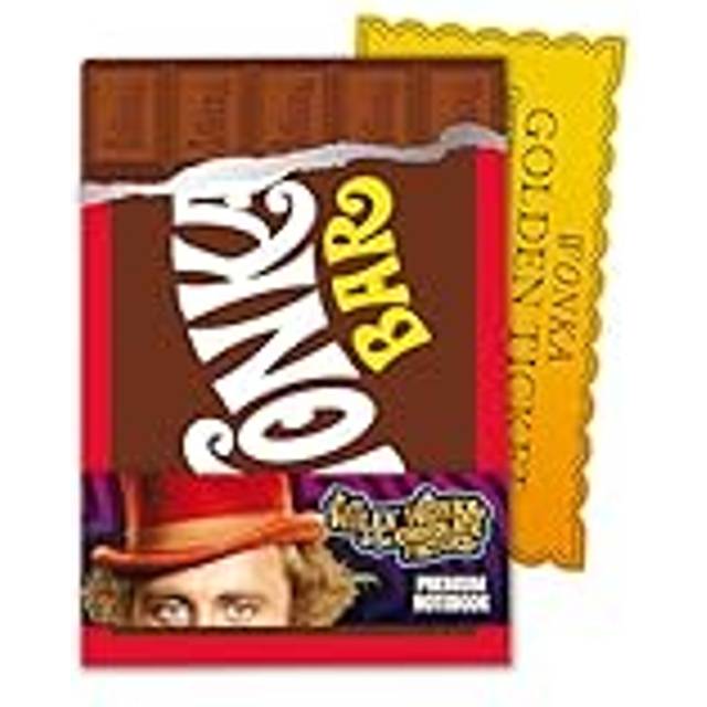 Willy Wonka Premium A5 Notebook With Wonka Bar Gift Box