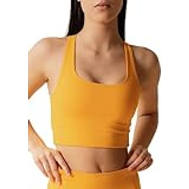 Girlfriend Collective Women's Training Paloma Bra - Yellow, Yellow, Size S, Women