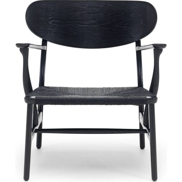 Carl Hansen & Søn CH22 fåtölj Svartlack ek-svart