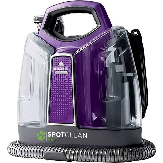 BISSELL SpotClean Pet Portable Carpet Cleaner Remove Spots 36982 Titanium/Purple