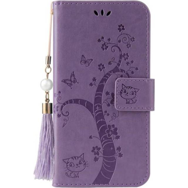 Luxury PU Leather Flower Wallet Case For iPhone 12/12Pro Card Holder Stand Phone Cover