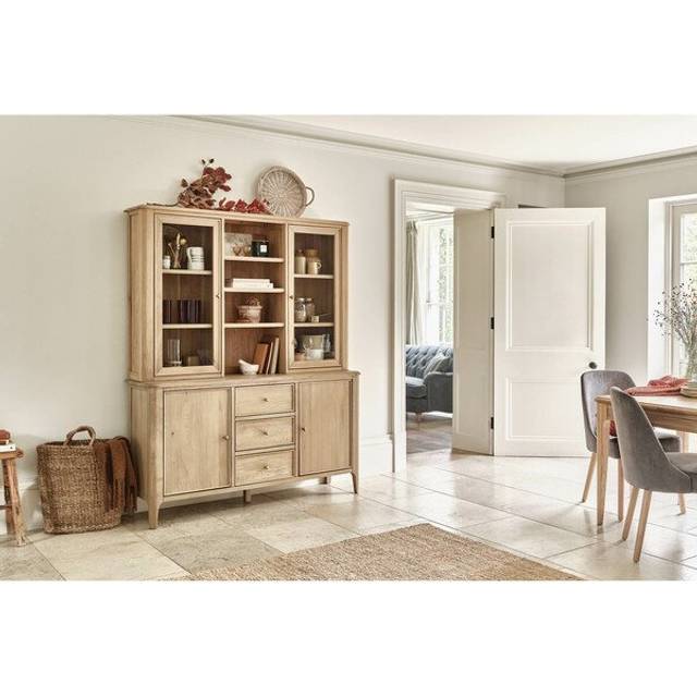 Light Natural Solid Oak Dressers - Large Dresser - Newton Range - Oak Furnitureland