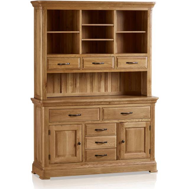 Natural Solid Oak Dressers - Large Dresser - Canterbury Range - Oak Furnitureland