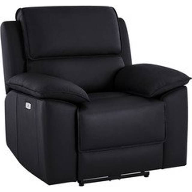 Black Leather Sofas - Electric Recliner Armchair - Goodwood Range - Oak Furnitureland