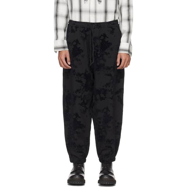 Universal Works Black K Track Pants - Black - WAIST US 28