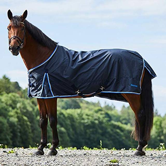 Outdoor horse blanket Horze Glasgow 350g - Bleu