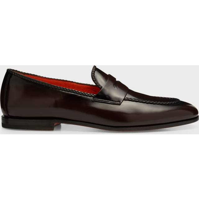 Loafers SANTONI Men color Burgundy - 8