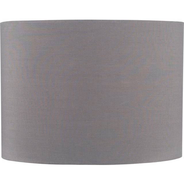Lorentz 25cmWx10.5cmD Polycotton Oval Lamp Shade - Steel Grey (18.5cm H X 25cm W X 10.5cm D)