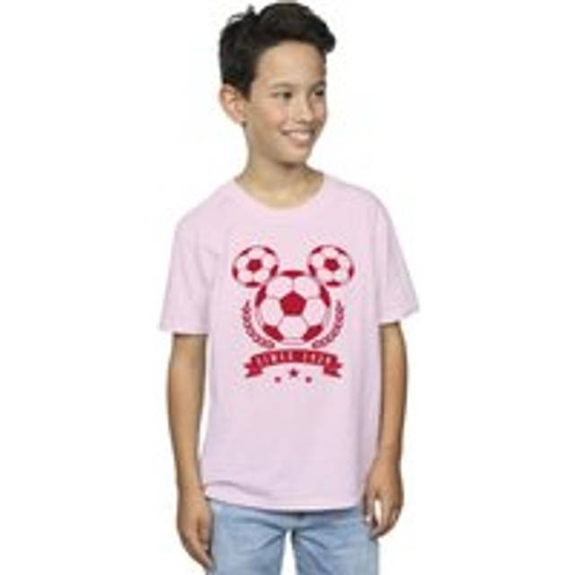 (7-8 Years, Baby Pink) Disney Boys Mickey Football Head T-Shirt