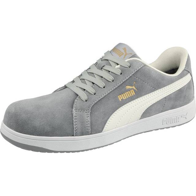 Puma Iconic Low Safety Shoes Grey Size 44 Male