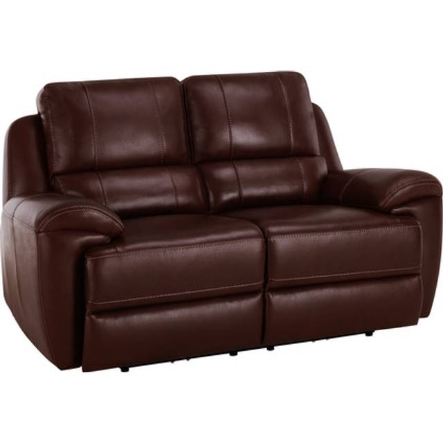 Tan Leather Sofas - 2 Seater Sofa - Austin Range - Oak Furnitureland