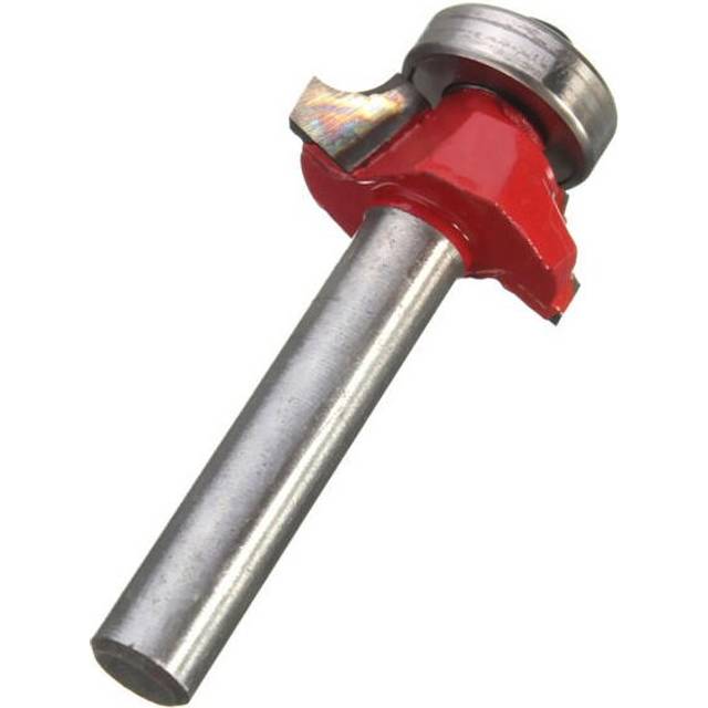3Pcs 1/4 x 1/4 Inch Metal Round Over Beading Edging Router Bit For Engraving Machine