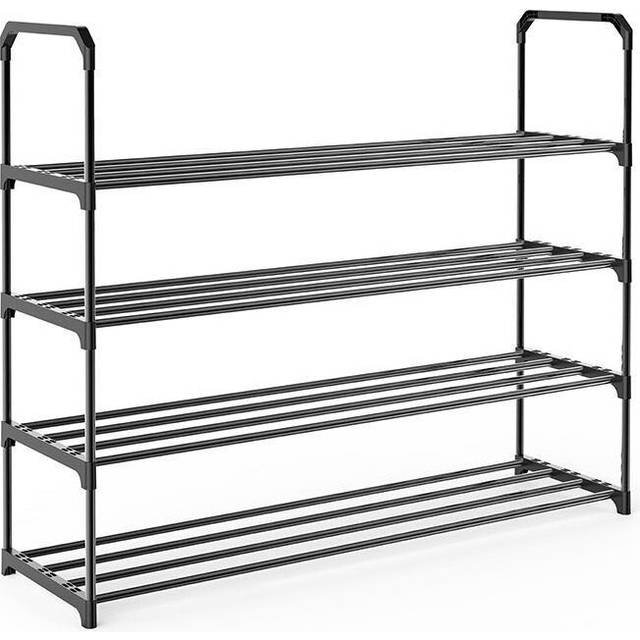 Simple Multilayer Shoe Rack Assembly Shoe Cabinets Reinforced Steel Tube Frame Shoe Shelves Space-saving Large-capacity Cabinet
