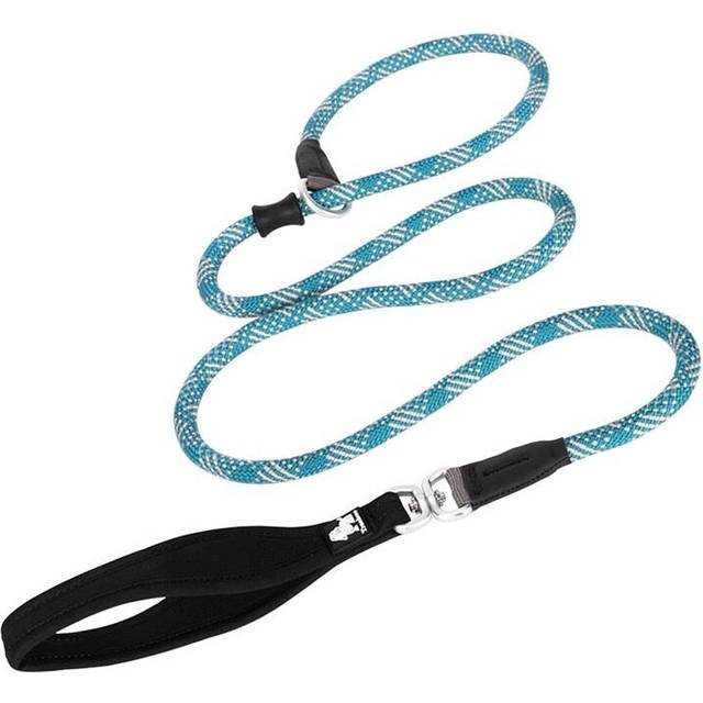 (Light Blue, M) No Pull Slip Rope Neck Dog Leash