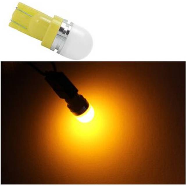 10 pcs T10 W5W 194 LED Car Side Marker Lights Bulb License Plate Interior Reading Dome Lamp YELLOW COLOR