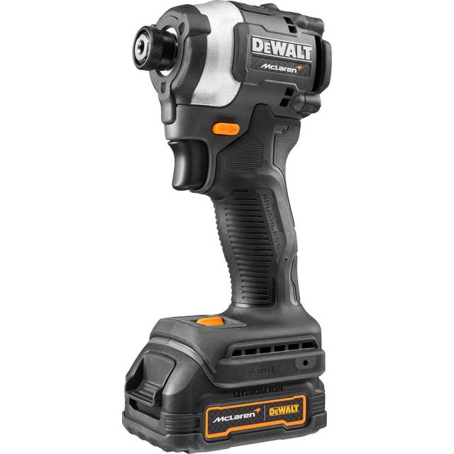 Dewalt mclaren dcf85mp2t 18v compact impact driver 5 ah li-ion kit + free bitset