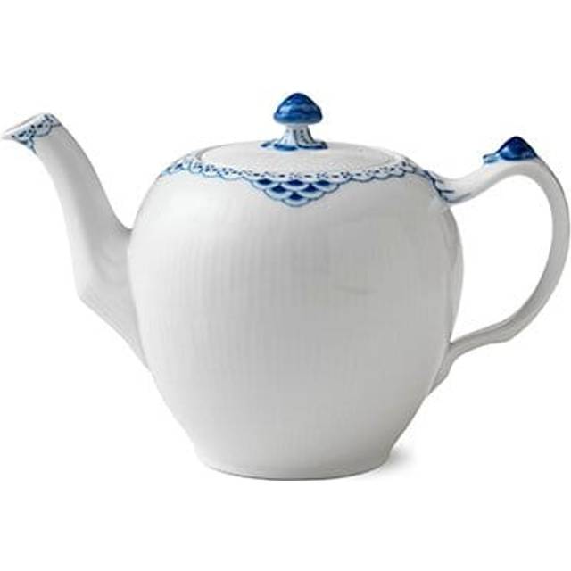 Royal Copenhagen Princess Lace-painted Porcelain Teapot 1l