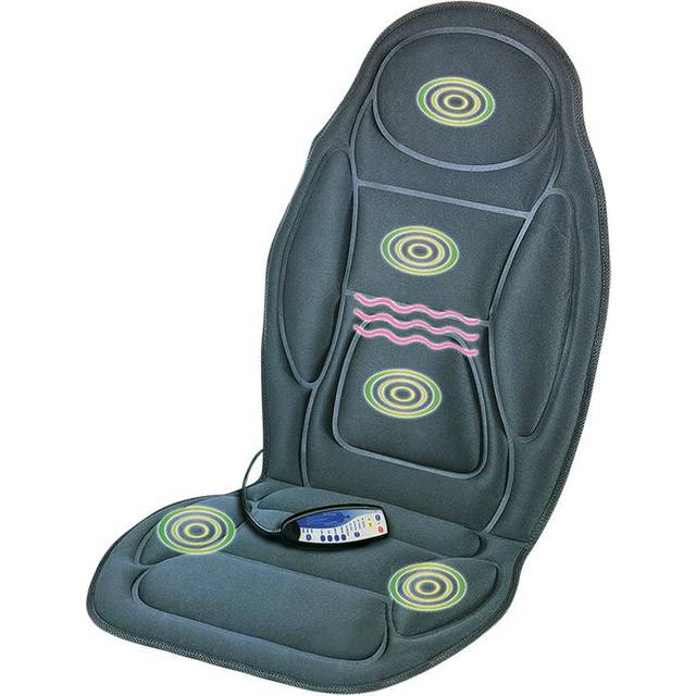 Lifemax Heated Back And Seat Massager, Grey