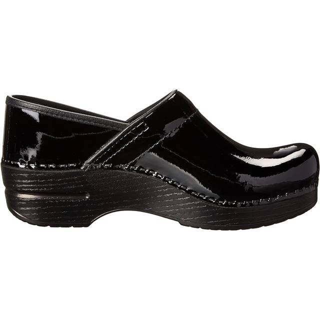 Dansko Women's Professional Black Patent Clog 10.5-11 M US