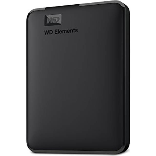 WD Elements 2 TB bärbar extern hårddisk (USB 3.0) svart