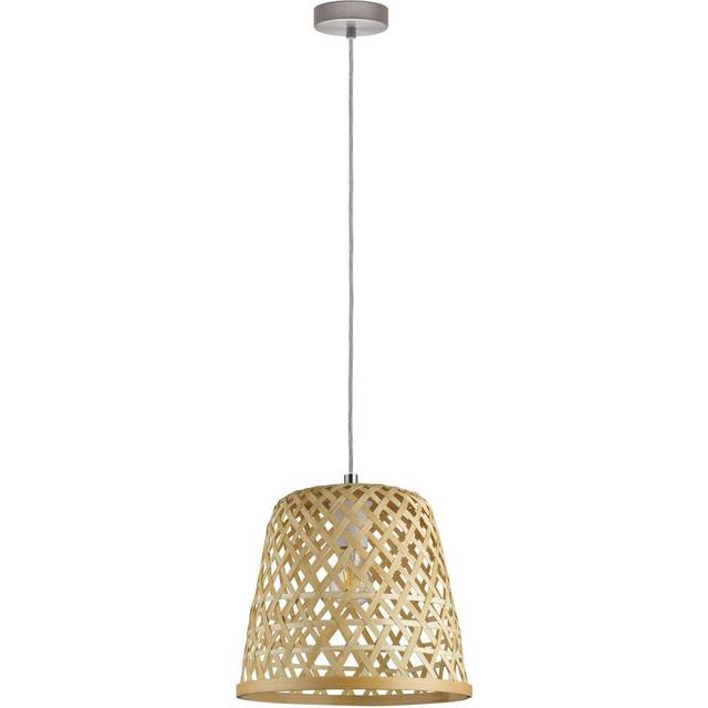 Hanging Ceiling Pendant Light Wicker Shade 1 x 60W E27 Hallway Feature Lamp