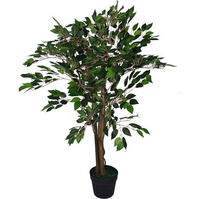 Leaf Design 90cm Artificial Ficus Dark Tree