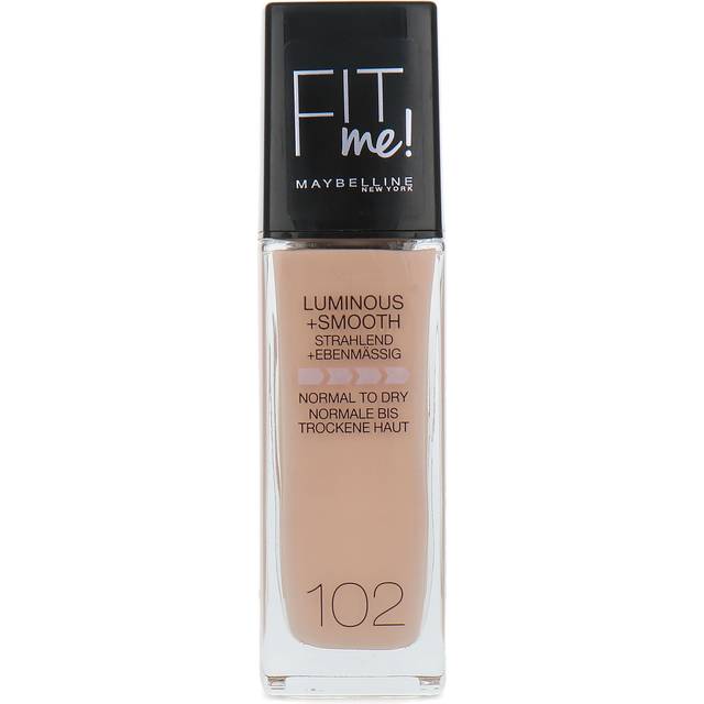 New York Fit Me! Make-Up, Foundation with SPF18, For Flawless Skin, All Skin Types, No. 102 Fair Ivory, 30 ml