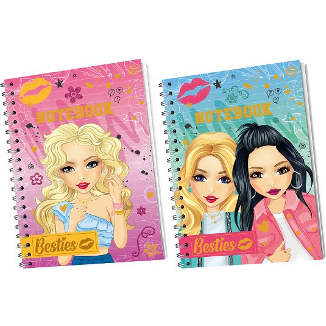 Creative Craft Group Besties Notesbog Med Linjer - Rosa