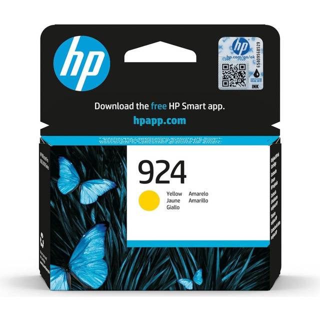 HP 924 (4K0U5NE) gul bläckpatron (original)