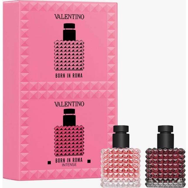 Valentino Mini Donna Born in Roma & Donna Born in Roma Intense Coffret Perfume Duo Holiday Gift Set - 2 X 6ml