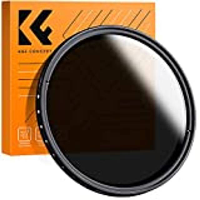 77mm Variable ND2400 Adjustable Fader ND Neutral Density ND2 ND4 ND8 to ND400 Lens FilterMicrofiber Cleaning Cloth